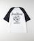 ラグランスリーブフードプリントＴシャツ