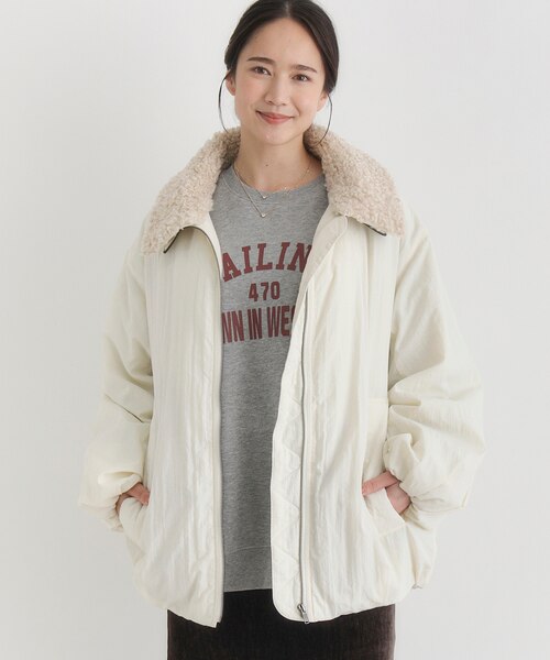 ハニーサックルローズ フェイクファー襟ジャケット｜ライトオンの通販