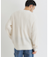 バックナンバー 畔編みクルーネックセーター