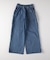 ヴィヴィアンブルー デニムサイドフリルワイドパンツ