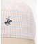 ビバリーヒルズポロクラブ ワンポイント刺繍チェック柄キャップ