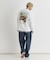 バックナンバー バックアートグラフィックロングスリーブＴシャツ