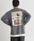 バックナンバー バックアートグラフィックロングスリーブＴシャツ