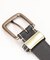 バックナンバー ３４ｍｍレザーサイドステッチスクエアバックルベルト