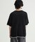 リファービッシュ 袖バイカラー配色ジャガードニットＴシャツ