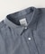 プラスワン シャンブレー七分袖シャツ