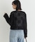 バックナンバー シアー刺繍カーディガン
