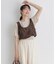 バックナンバー シアー刺繍ビスチェ