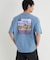 キャンプ7 アートグラフィックプリントTシャツ