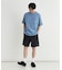 キャンプ7 ナイロンベルト付きショートパンツ