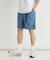 キャンプ7 ナイロンベルト付きショートパンツ