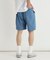 キャンプ7 ナイロンベルト付きショートパンツ