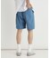 キャンプ7 ナイロンベルト付きショートパンツ