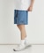 キャンプ7 ナイロンベルト付きショートパンツ