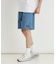 キャンプ7 ナイロンベルト付きショートパンツ