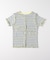 ヴィヴィアンブルー 切替テレコＴシャツ