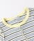 ヴィヴィアンブルー 切替テレコＴシャツ