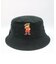 gifthat BEAR BUCKET HAT バスケ　ブラックL/XL