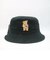gifthat BEAR BUCKET HAT アイコン　ブラックL/XL