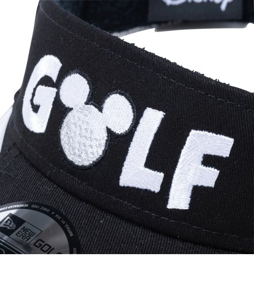 ☆KO2048□marty golf サンバイザー ブラック マーカー付き stretch-cotton-washable-
