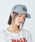 KANGOL SMU Label Trucker Mesh Cap  GRAY