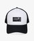 KANGOL SMU Label Trucker Mesh Cap  BLACK/WHITE