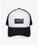 KANGOL SMU Label Trucker Mesh Cap  BLACK/WHITE