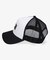 KANGOL SMU Label Trucker Mesh Cap  BLACK/WHITE