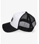 KANGOL SMU Label Trucker Mesh Cap  BLACK/WHITE