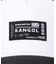 KANGOL SMU Label Trucker Mesh Cap  BLACK/WHITE