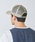 KANGOL SMU Label Trucker Mesh Cap  BEIGE