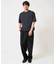 【速乾/毛玉になりにくい】ドローコード付きワイドシルエットカットソー