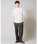 【接触冷感】細ボーダーセミワイドシルエットカットソー