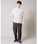 【接触冷感】細ボーダーセミワイドシルエットカットソー