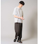 【接触冷感】細ボーダーセミワイドシルエットカットソー