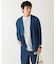 【接触冷感】細ボーダーセミワイドシルエットカットソー