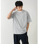 【接触冷感】細ボーダーセミワイドシルエットカットソー