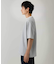【接触冷感】細ボーダーセミワイドシルエットカットソー
