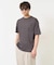 【接触冷感/UVカット/毛玉になりにくい】シルケットスムースワイドシルエットカットソー