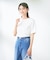 【接触冷感/UVカット/コットン100％/10色展開】ロールアップハーフスリーブＴシャツ
