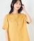 【接触冷感/UVカット/コットン100％/10色展開】ロールアップハーフスリーブＴシャツ