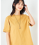 【接触冷感/UVカット/コットン100％/10色展開】ロールアップハーフスリーブＴシャツ