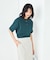 【接触冷感/UVカット/コットン100％/10色展開】ロールアップハーフスリーブＴシャツ