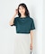 【接触冷感/UVカット/コットン100％/10色展開】ロールアップハーフスリーブＴシャツ