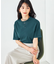 【接触冷感/UVカット/コットン100％/10色展開】ロールアップハーフスリーブＴシャツ