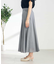 【洗える/イージーケア/接触冷感/毛玉になりにくい】シアーフレアスカート