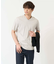【接触冷感/UVカット/毛玉になりにくい】シルケットスムースVネックカットソー
