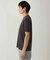 【接触冷感/UVカット/毛玉になりにくい】シルケットスムースVネックカットソー