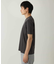【接触冷感/UVカット/毛玉になりにくい】シルケットスムースVネックカットソー