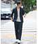 【接触冷感/UVカット/毛玉になりにくい】シルケットスムースVネックカットソー